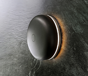 Floating Clear Horizontal LED Sign And Doorbell